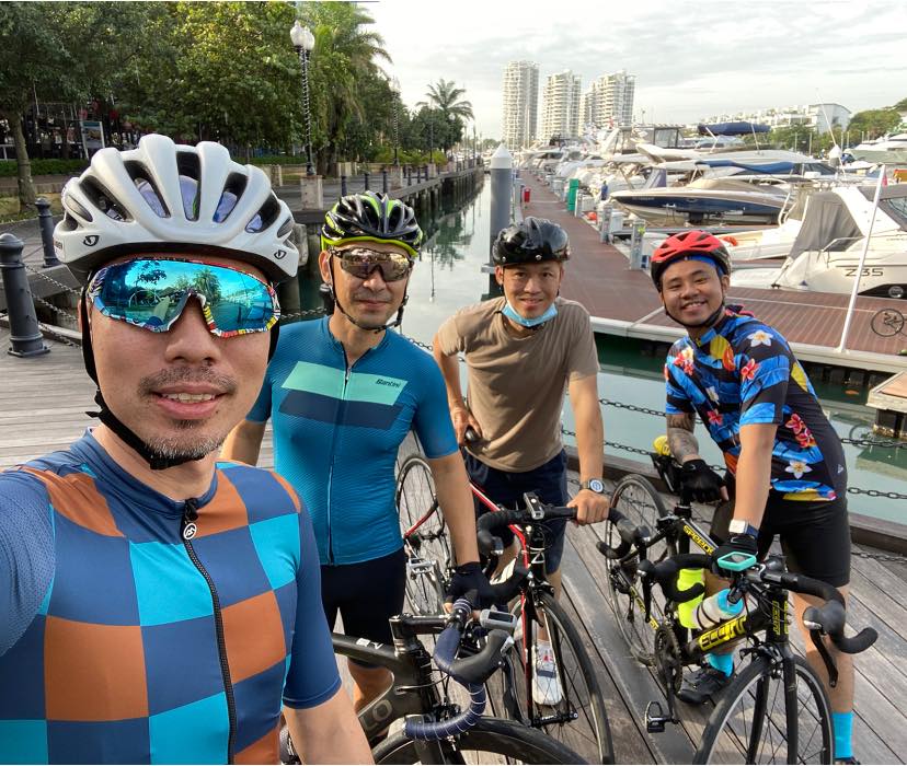 Break the Cycle SG co-founder Andrew Ong (left) believes that cycling is an effective way to help ex-offenders break the cycle of recidivism. All photos from Break the Cycle SG's Facebook page.