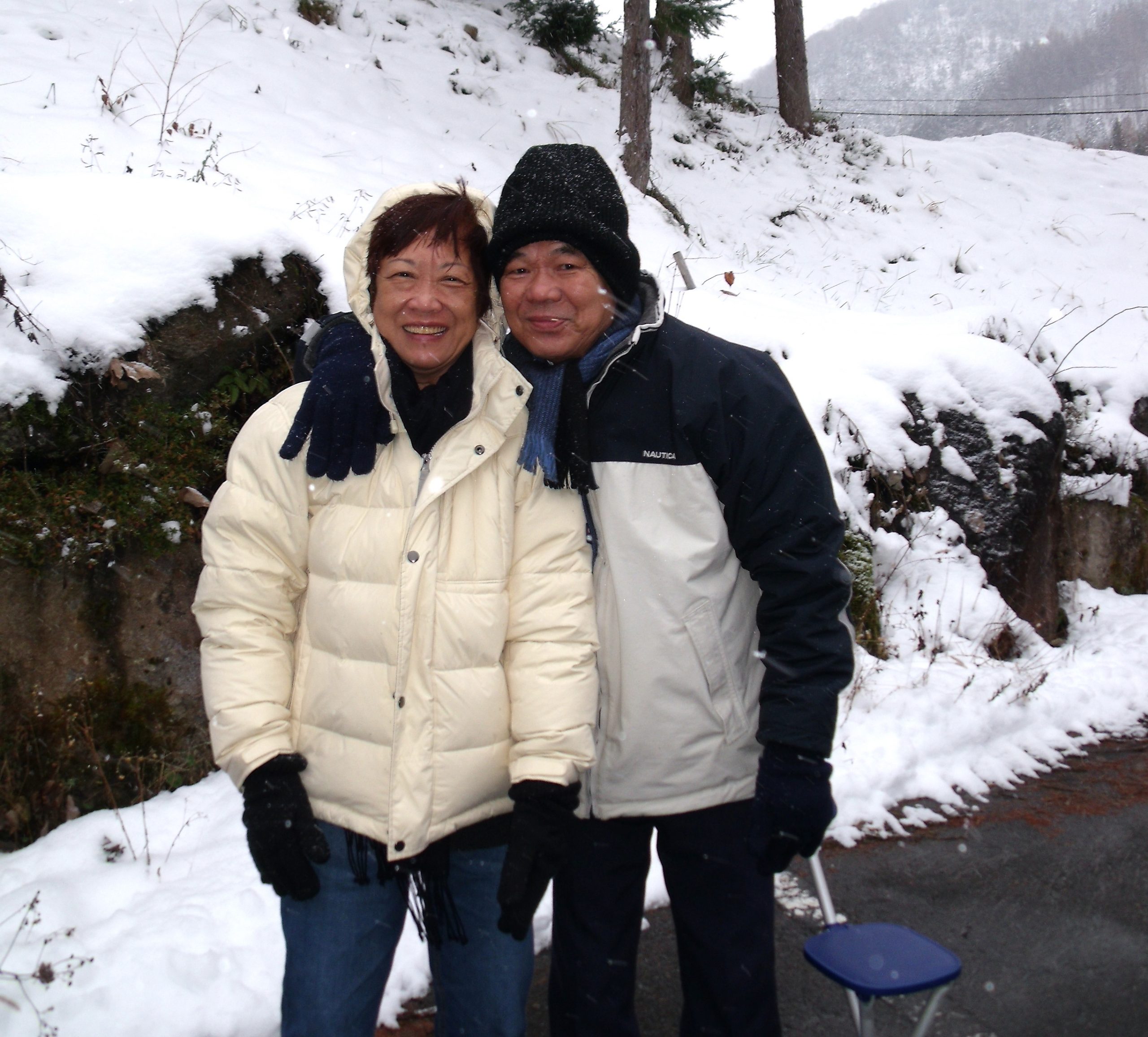 As refreshing as snow was the testimony of miraculous healing from stage 4 lung cancer that Jomay Wan's mother (with her husband) lived to tell.