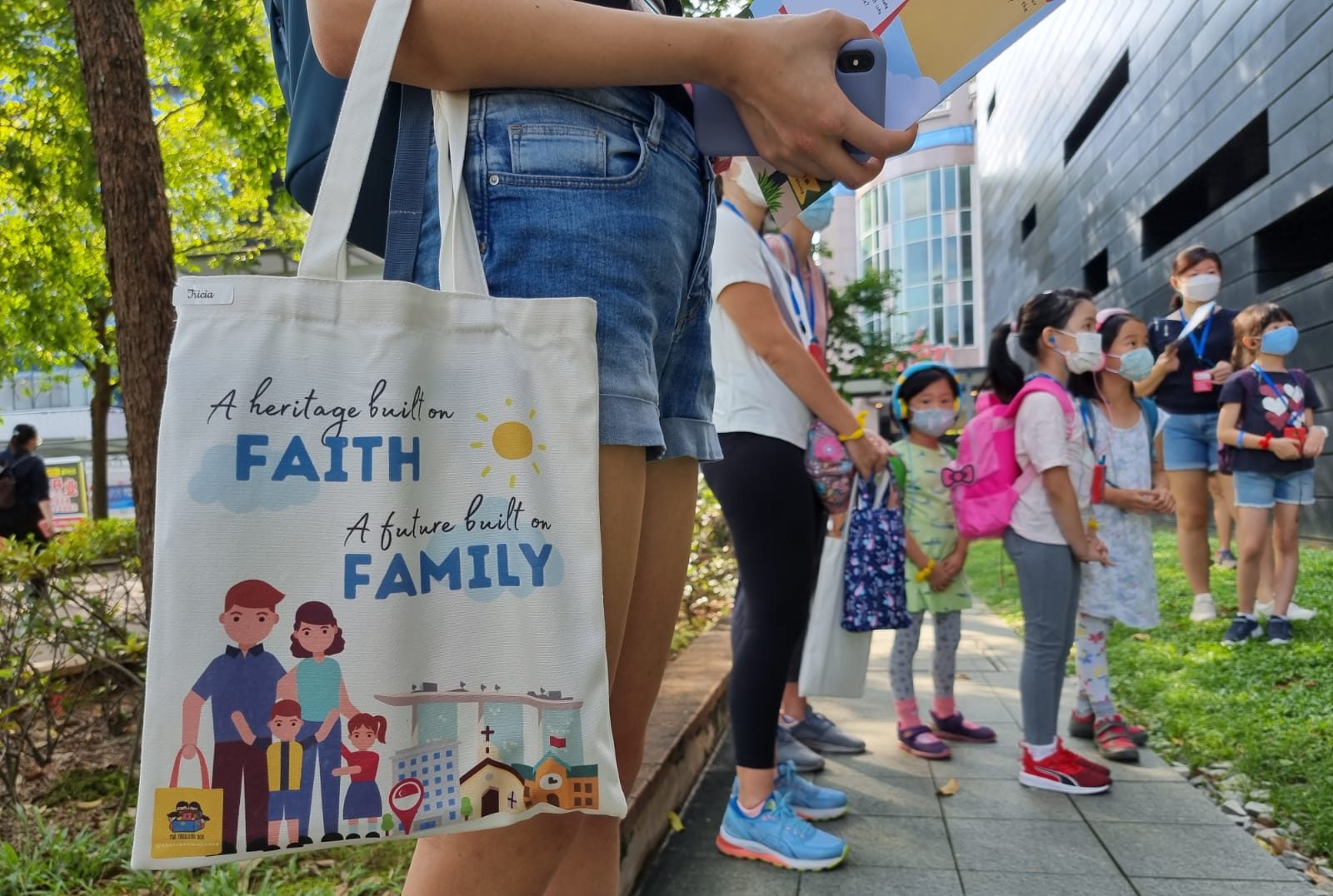 “We want to see faith at home, built on a foundation of good. We want to see children and families growing closer to God, and to each other,” says Esther Foong of initiatives by The Treasure Box, which include this heritage trail. Photo courtesy of The Treasure Box.
