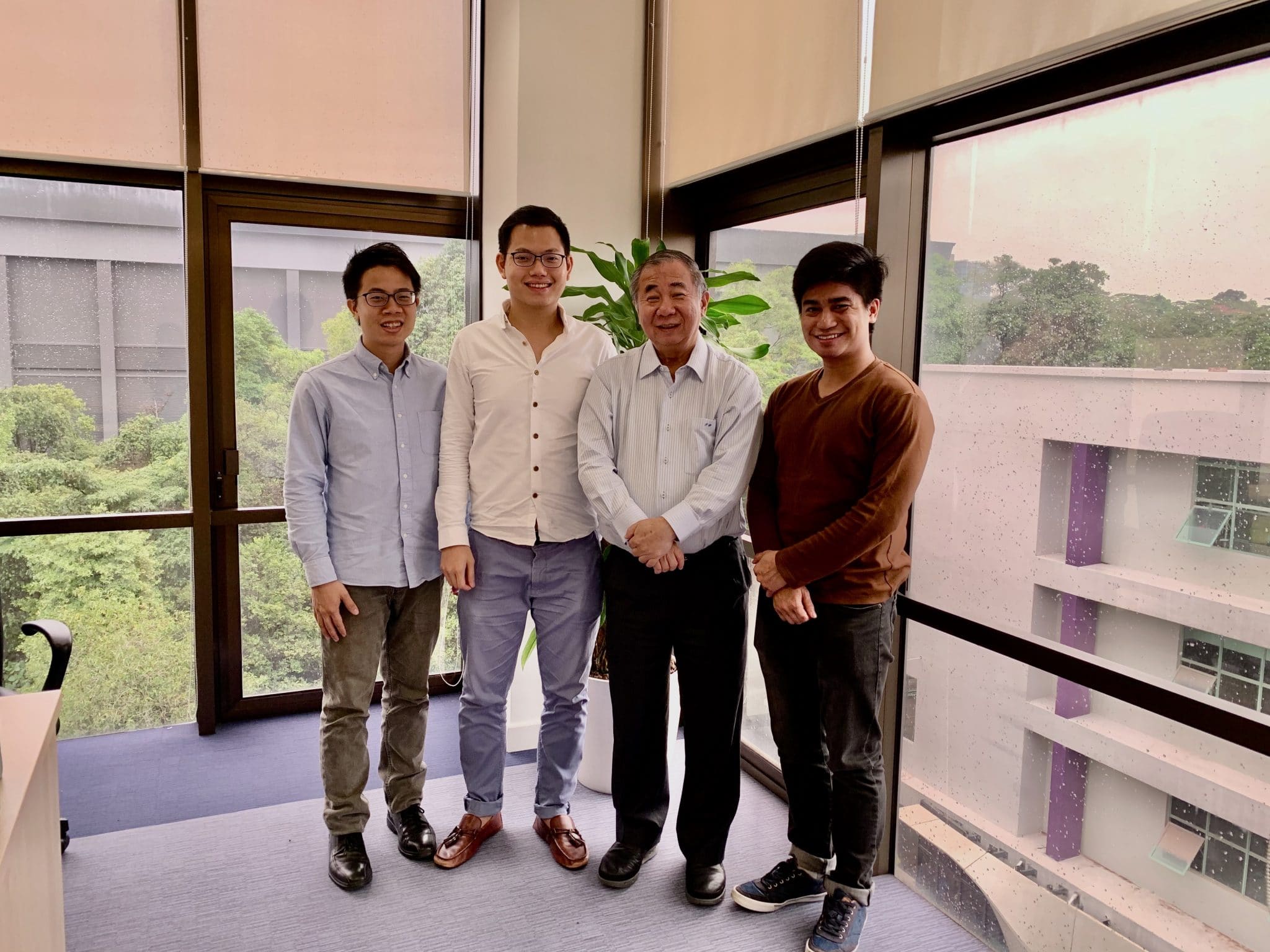 Samuel's (right) goals had initially been to “work in a bank and retire rich”. But learning about the idea of Kingdom assignments made him start “thinking bigger”. He is pictured here with (from left to right) xx, his mentor Galven Lee and Georgie Lee, National President of Gatekeepers Singapore. Photo courtesy of Samuel Tan.