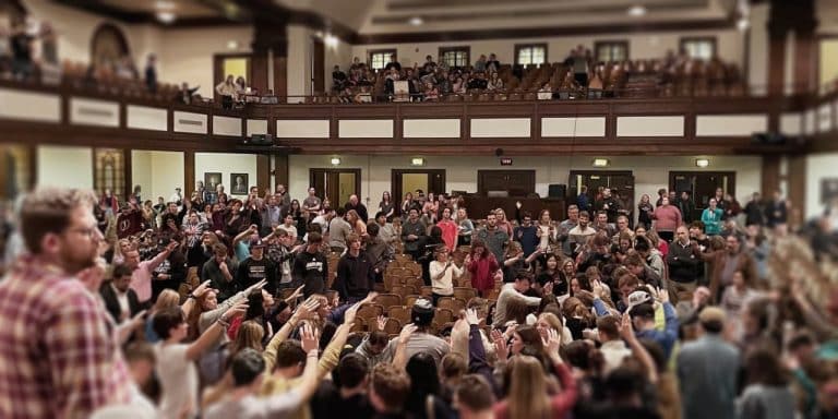 What has come to be known as the Asbury Revival started at a midweek chapel service at Asbury University in Kentucky.