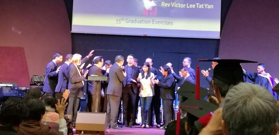 Rev Dr Victor Lee’s installation as the third president of the Bible College of Malaysia in 2017. All photos courtesy of Rev Dr Victor Lee.