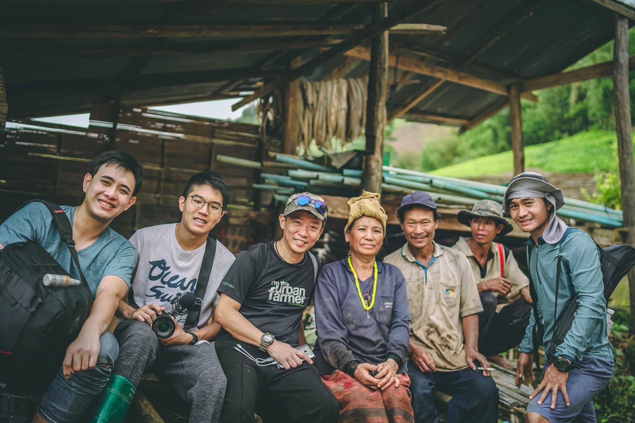 2 David (third from left) with local smallholder farmers in Netafarm Thailand[91]