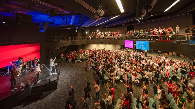 Victory Family Centre in Sembawang was the prayer hub for those in the north including members from churches such as Covenant Evangelical Free Church, Sembawang Praise Evangelical Church and Yishun Methodist Mission. Photo courtesy of VFC.