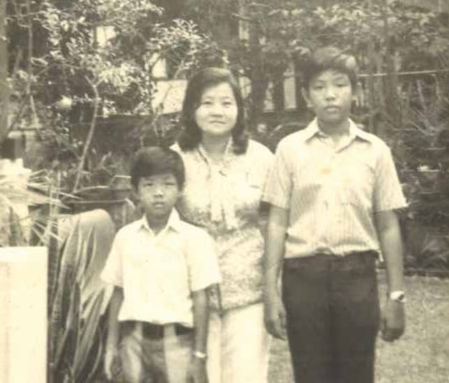 Peter Tan and Mother