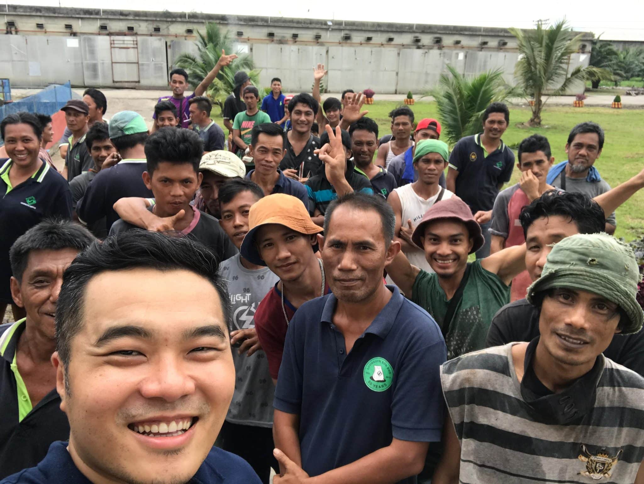 Being salt of the earth means being an agent of transformation wherever you go, says Abel, pictured here with some of his factory staff.