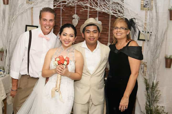 Since they informally adopted Rosalinda (second from left) into their family when she was 18, Lito and Marisol Salva (left and right) have been a pillar of support for her, even now that she is married. All photos courtesy of the Salvas.