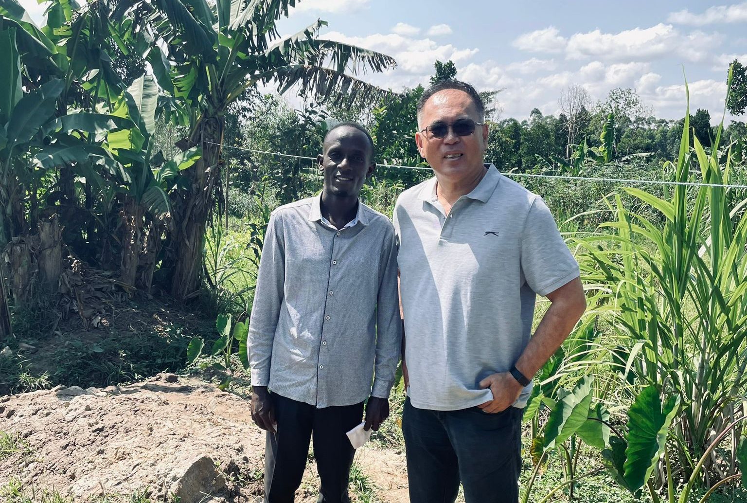 When Pastor Paul Wong (right) decided to sponsor a water filtration system to Uganda, he did not expect his gift to bring about great spiritual growth in the area. All photos courtesy of Pastor Paul Wong.