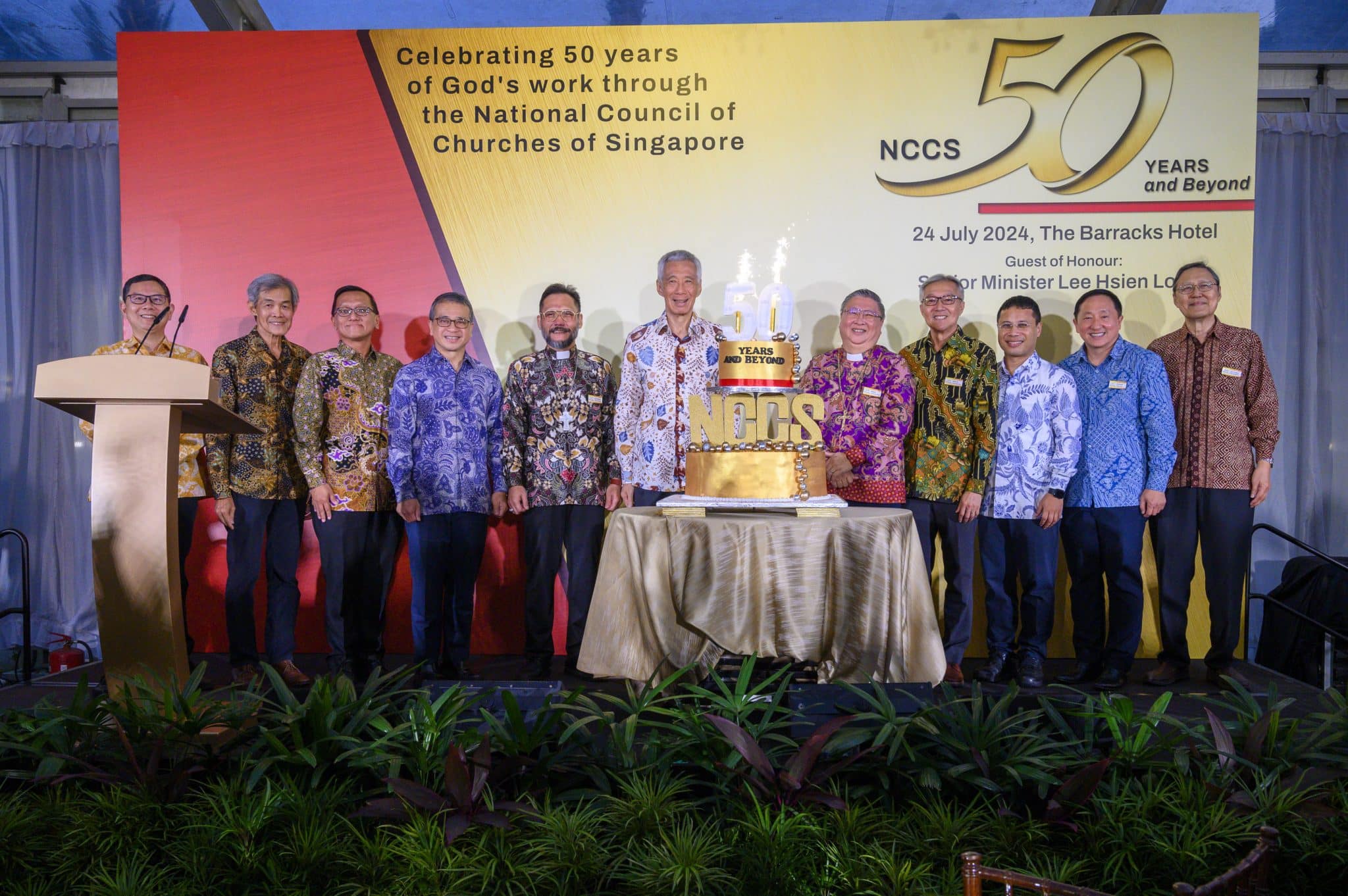 The National Council of Churches of Singapore (NCCS) has served the Church well in promoting unity and inter-religious harmony, as well as representing the Church on national leaders, said church leaders at NCCS' golden jubilee celebrations on July 24. All photos courtesy of NCCS.
