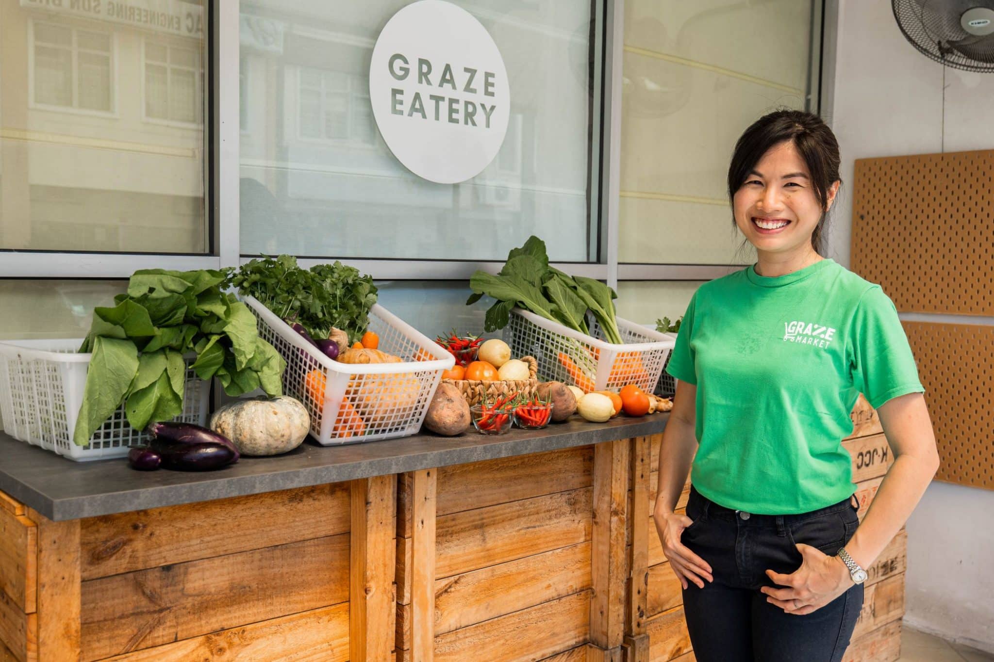Struck by how much food wastage affects the earth and people, Clara Wan opened Graze Market in 2019 to tackle issues including food waste, food insecurity and climate change. All photos courtesy of Clara Wan.