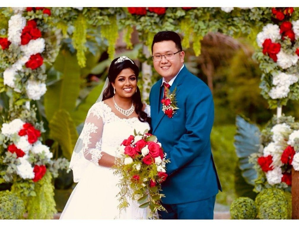 After meeting at a children's home, Paul Yap and Tinagarani Alagi exchanged vows on December 22, 2018, exactly 10 years after becoming a couple. All photos courtesy of Paul Yap and Tinagarani Alagi.