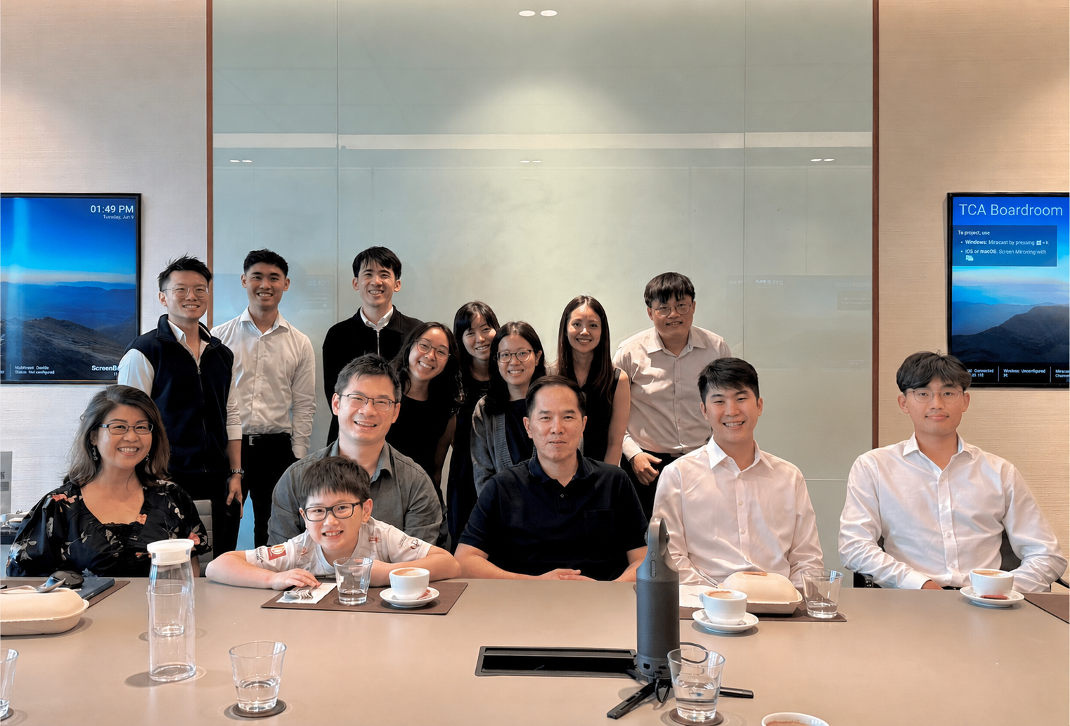 The Raffles Place Banking and Finance Fellowship Group gathering at CapitaGreen.